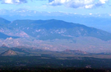 Buffalo Peak, Jefferson County, viewed from Pikes Peak