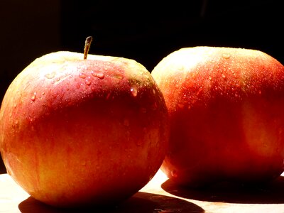 Food ripe fruit apples photo