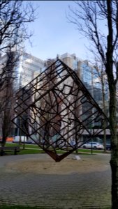 Brussels-Artwork III of Boulevard du Roi Albert II (1)