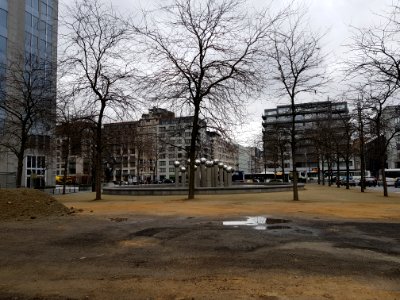 Brussels-Artwork I of Boulevard du Roi Albert II (2)