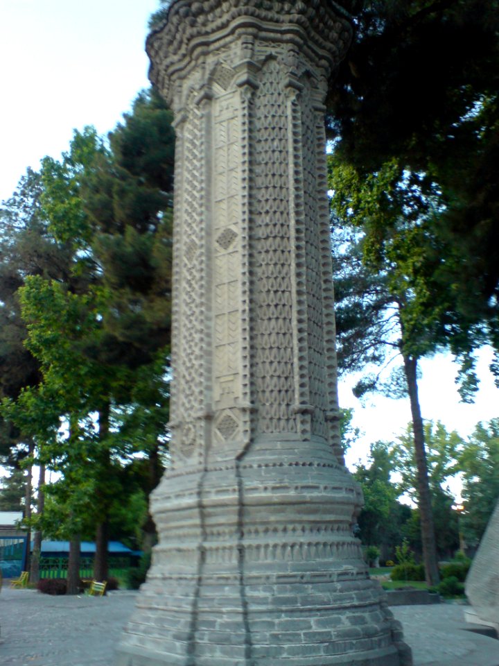 Brick columns of Nishapur National Park (1)