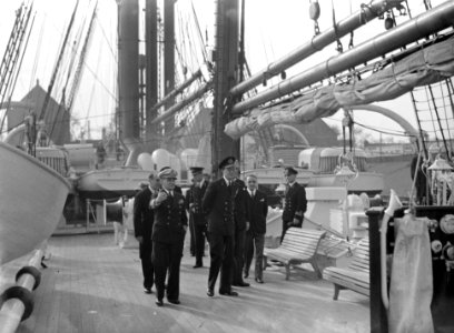 Braziliaans opleidingsschip Almirante de Saldanhas in Amsterdam. Bezoek van p…, Bestanddeelnr 902-4340