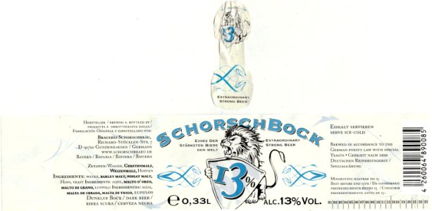 Brauerei Schorschbräu - Schorsch Bock
