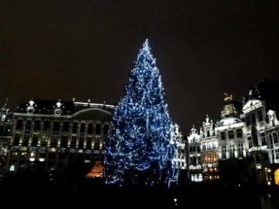 Brussel-Lights on Grand Place (3) photo