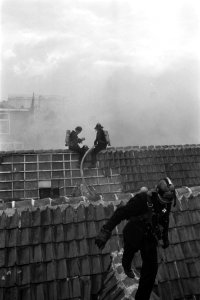 Brand in plasticfabriek Amsterdam op Prinseneiland, Bestanddeelnr 924-8107
