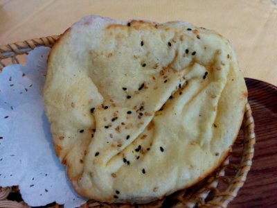 Bread at Turkish restaurant in Tokyo