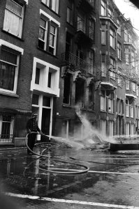 Brand in Lohmanstraat, Amsterdam, Bestanddeelnr 924-0267