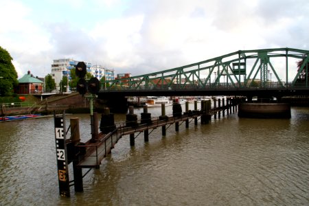 Bremerhaven, Alte Geestebrücke, Impressionen (1)