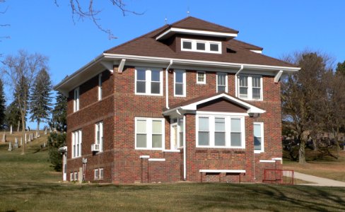 Bow Valley SS Peter-Paul rectory from SW 1