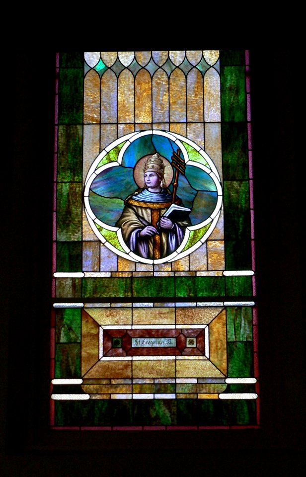 Bow Valley SS Peter-Paul window St. Gregory the Great