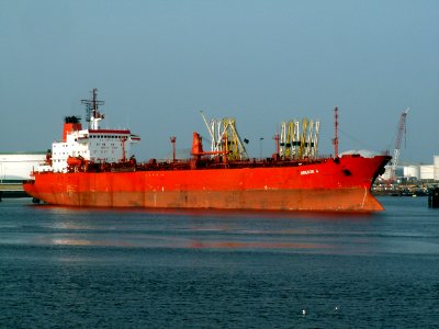 Breeze A IMO 9086708 at the Calland canal, Port of Rotterdam, Holland 23-Apr-2006
