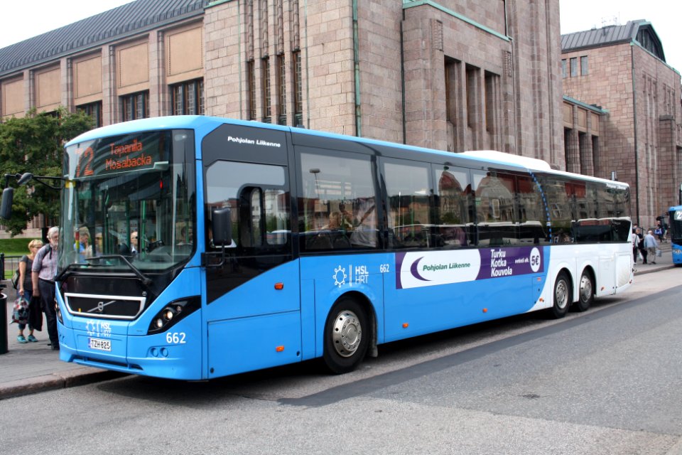 Bus in Helsinki august 2016