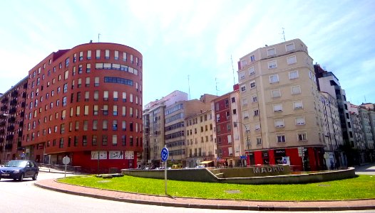 Burgos - Rotonda de las calles Madrid, San Agustín y Cervantes