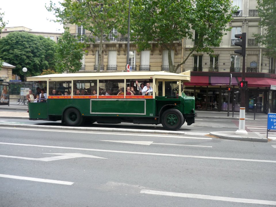 Bus ancien boulevard du Montparnasse - 2