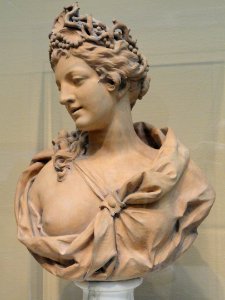 Bust of Amphitrite, c. 1725, by Lambert-Sigisbert Adam, terracotta - Art Institute of Chicago - DSC09421