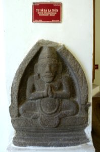 Brahmanist Monk, Thap Mam, 13th century, Binh Dinh - Museum of Cham Sculpture - Danang, Vietnam - DSC01404