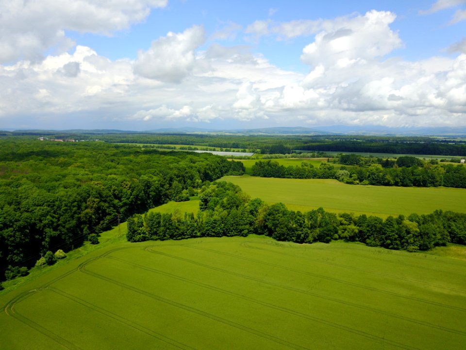 Aerial photograph west of Litovel 03