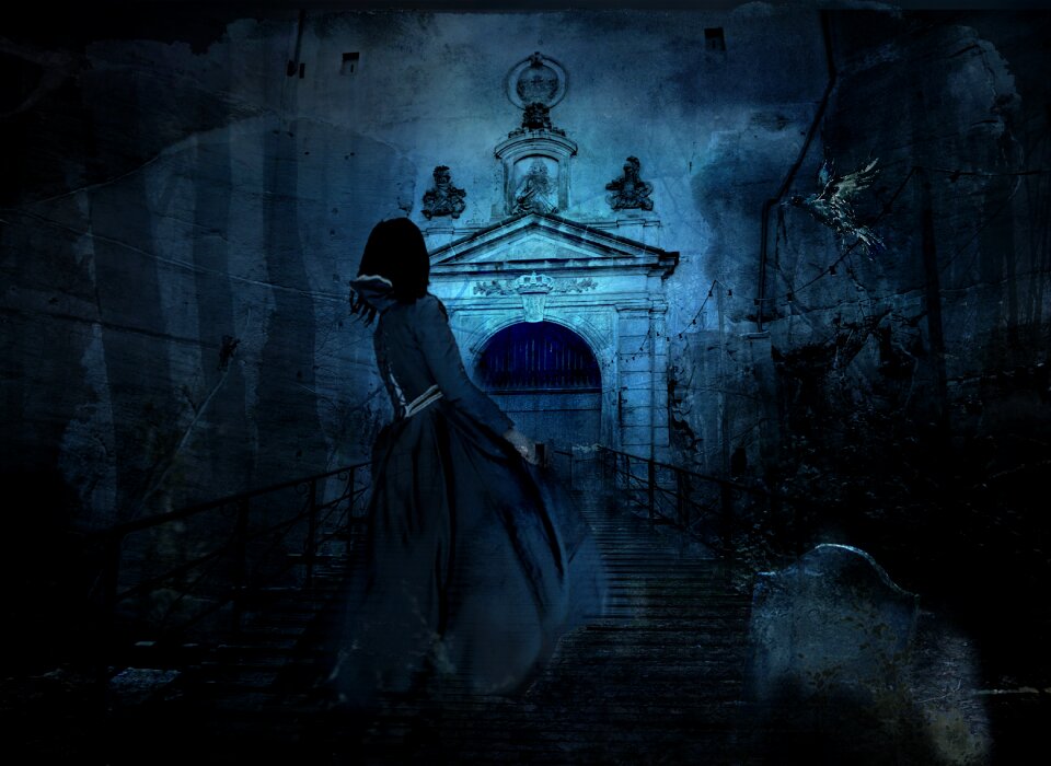 Halloween scary haunted