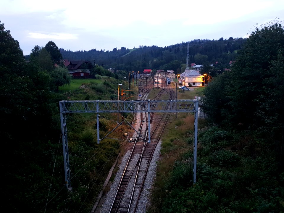 Zwardoń train station (2)