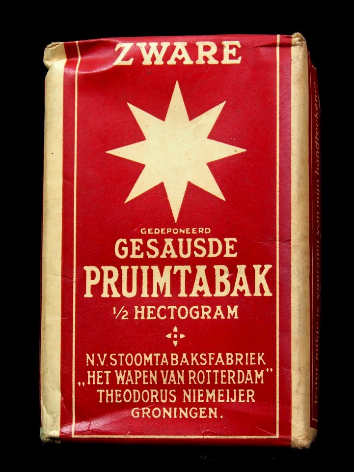 Zware gesausde Pruimtabak pakje, foto1