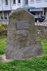 Zwingenberg, Gedenkstein Max Loebell