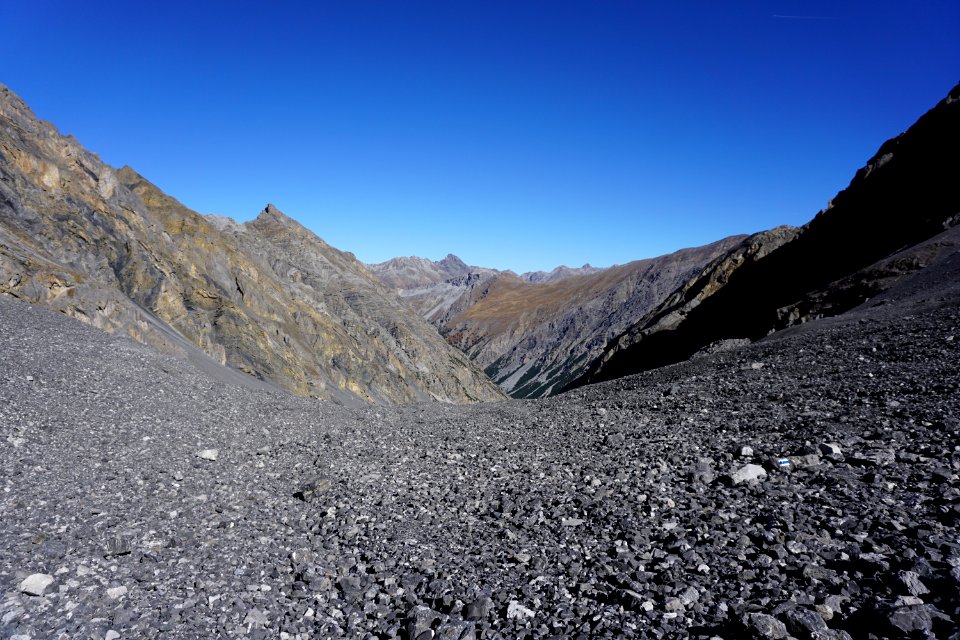 Zwischen Chamanna Cluozza und Fuorcla Val Sassa