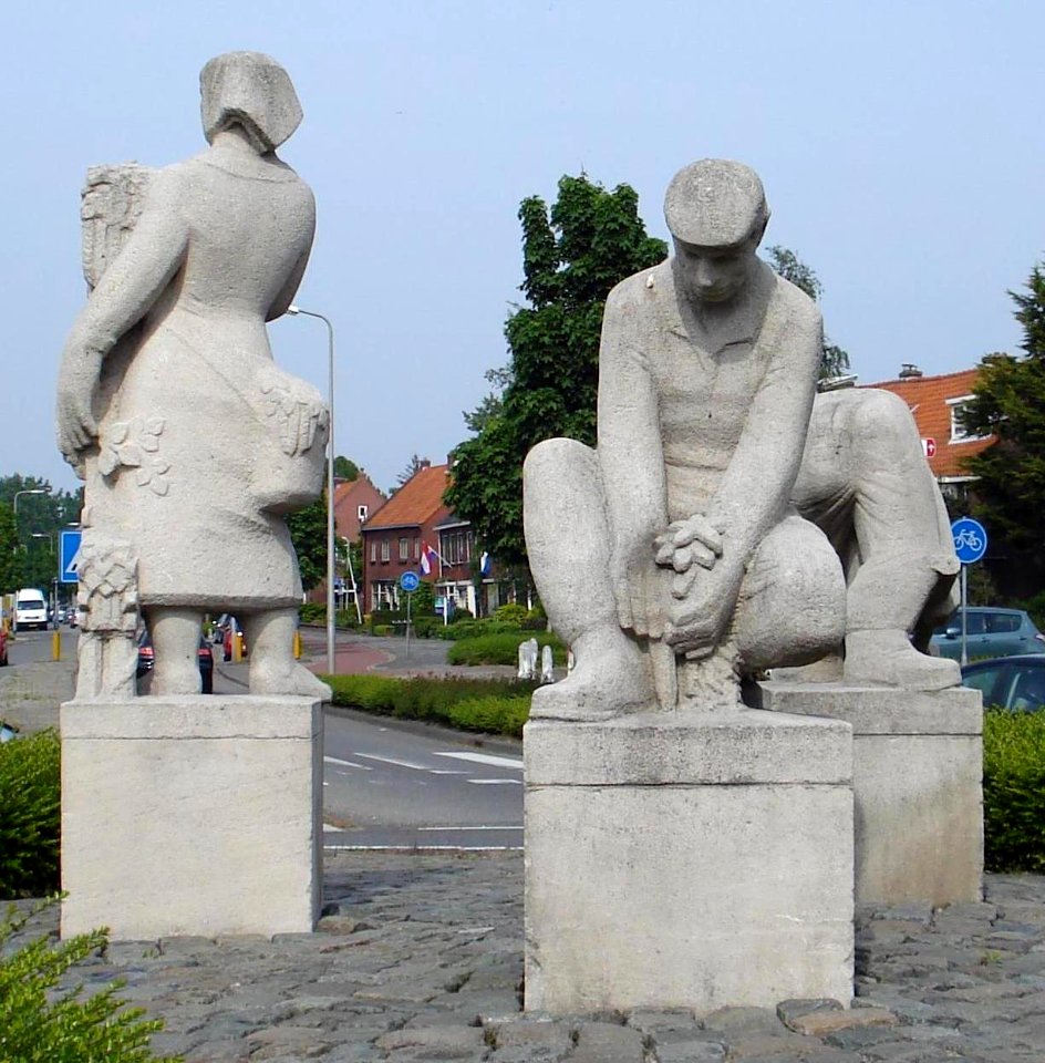 Zwijndrecht kunstwerk wieder planter oogster