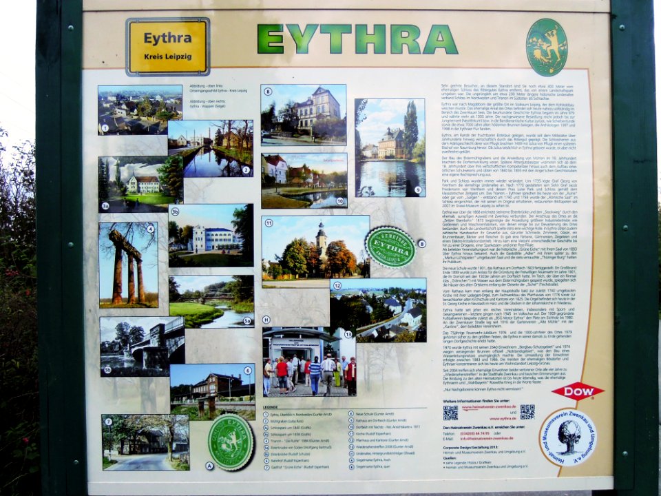 Zwenkauer See Rastplatz Lindenallee Sachsenseite Infotafel Eythra
