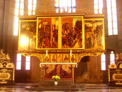 Zwickau Dom St. Marien Innen Altar 2