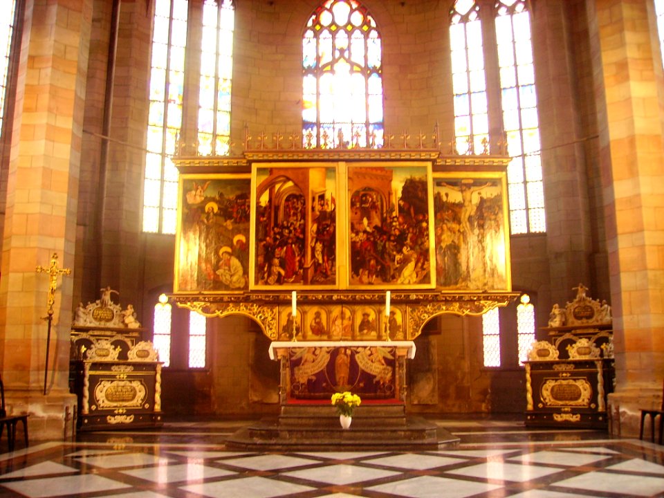 Zwickau Dom St. Marien Innen Altar 1