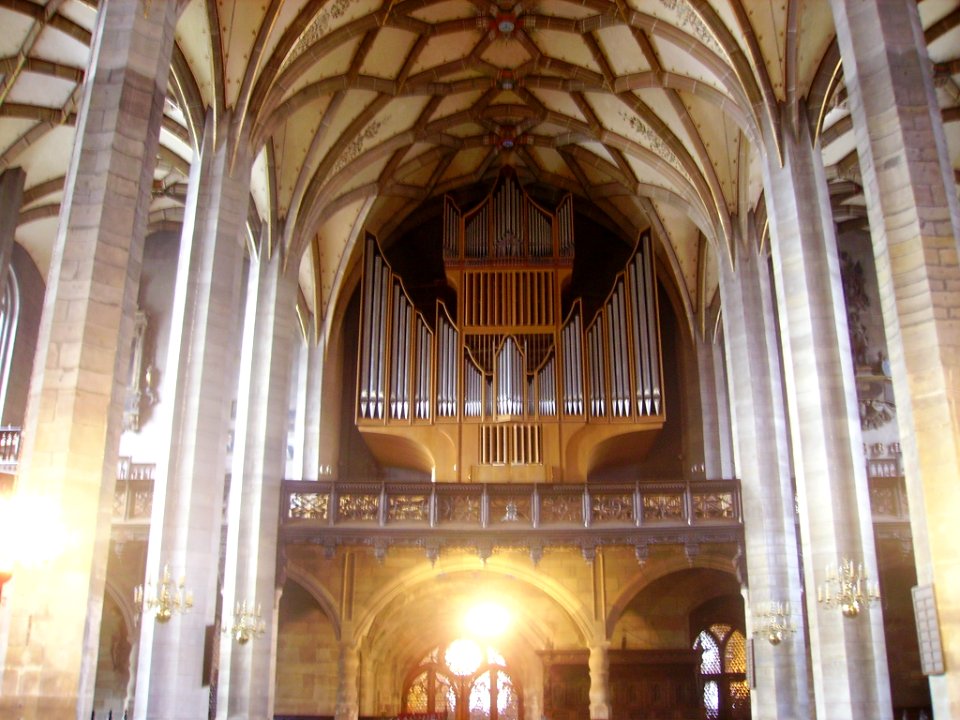 Zwickau Dom St. Marien Innen Orgel 1