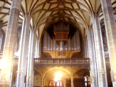 Zwickau Dom St. Marien Innen Orgel 1