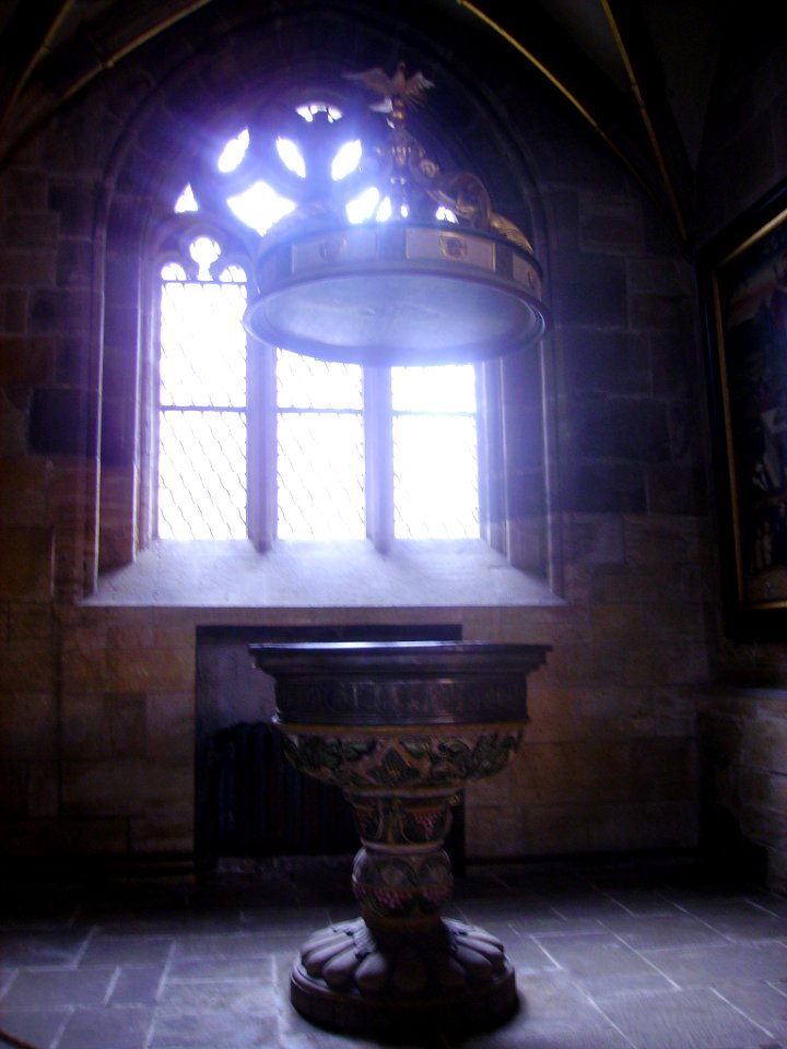 Zwickau Dom St. Marien Innen Taufe