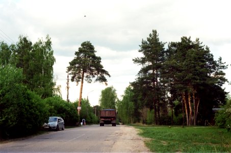 Первомайка, вид главной улицы 2021-05