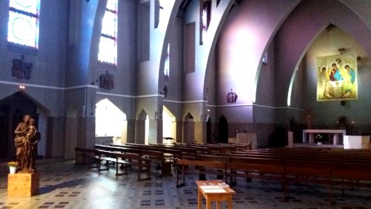 Église Saint-Charles de Serin, intérieur gauche