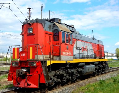 ТЭМ18ДМ-586, Россия, Самарская область, станция Новообразцовое (Trainpix 195777)