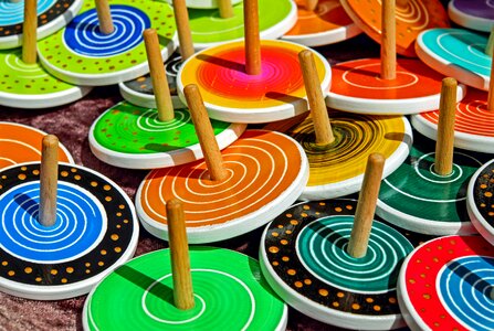 Colorful color round