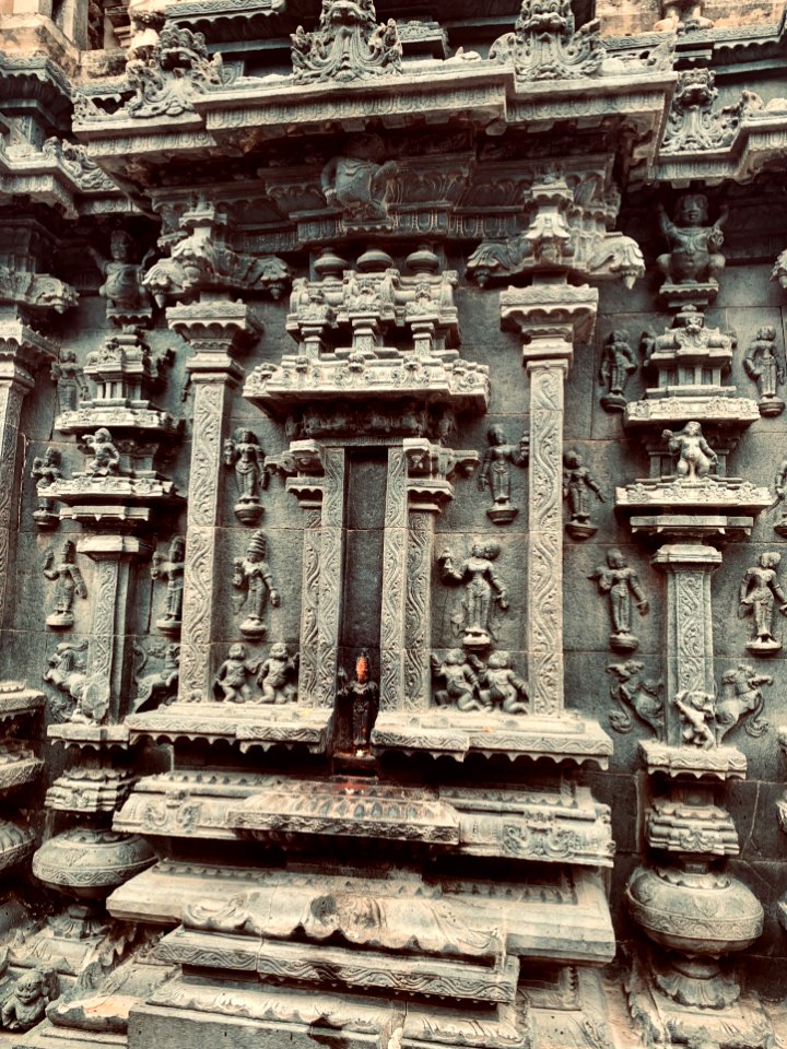 16th century Chintala Venkataramana Swamy temple, Tadipatri, reliefs of Hindu epics and structural artwork - 79