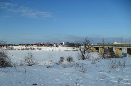 Мост Александра Невского и Петропавловский