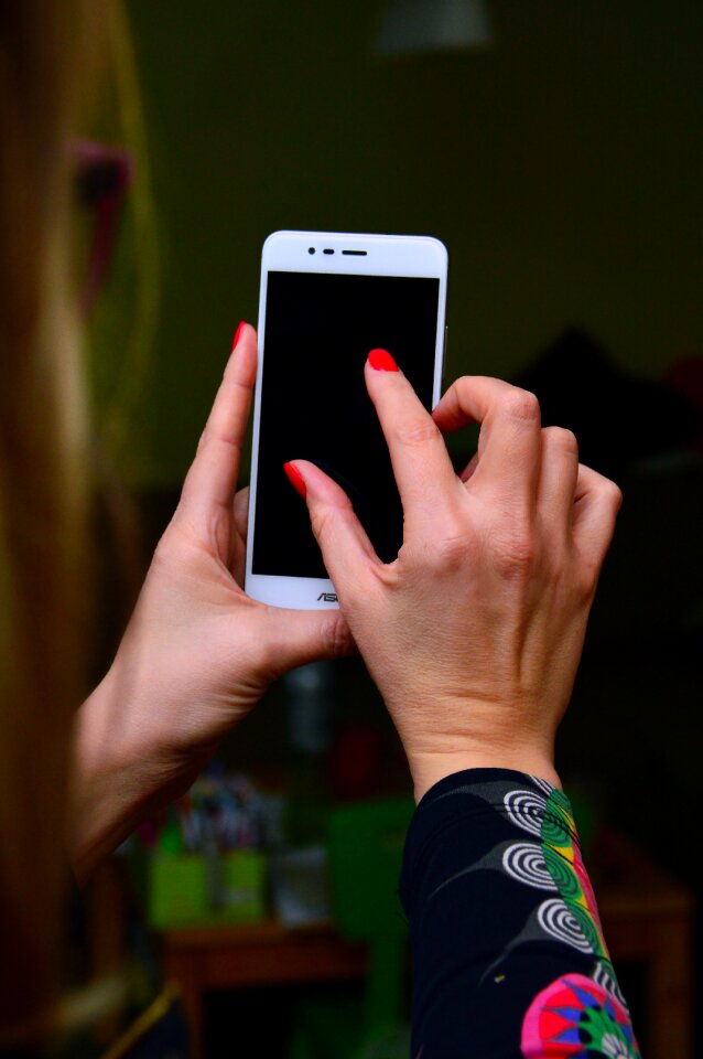 Technology woman mobile smartphone