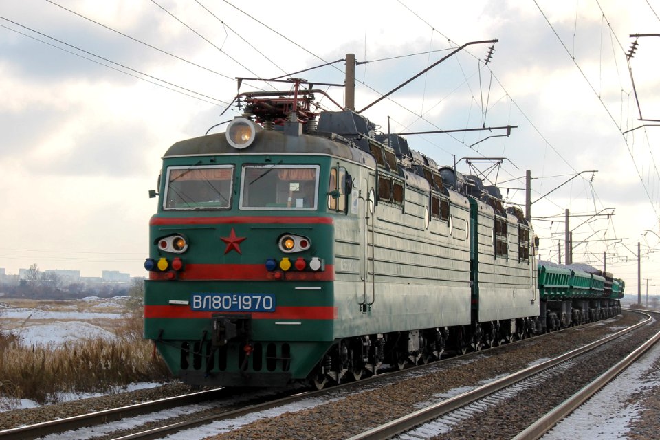 ВЛ80С-1970, Казахстан, Карагандинская область, перегон Майкудук - Жана Караганды (Trainpix 178040)