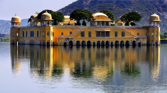 India lake architecture photo