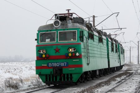 ВЛ80С-1117, Казахстан, Карагандинская область, перегон Майкудук - Жана Караганды (Trainpix 186249)
