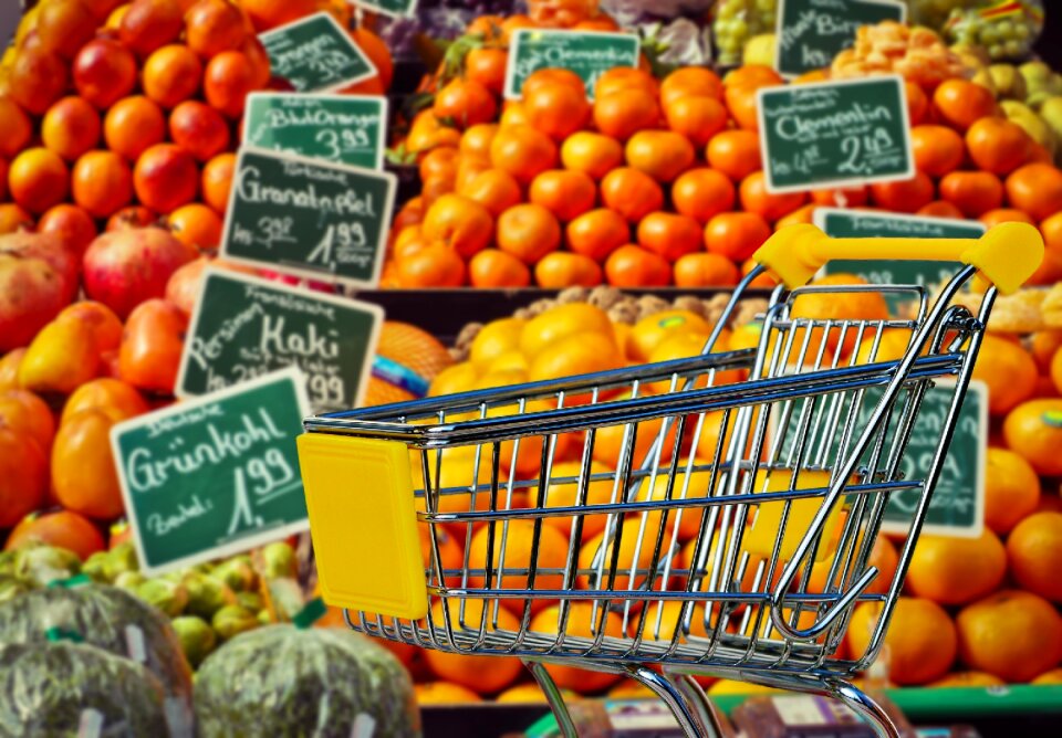 Business retail shopping cart