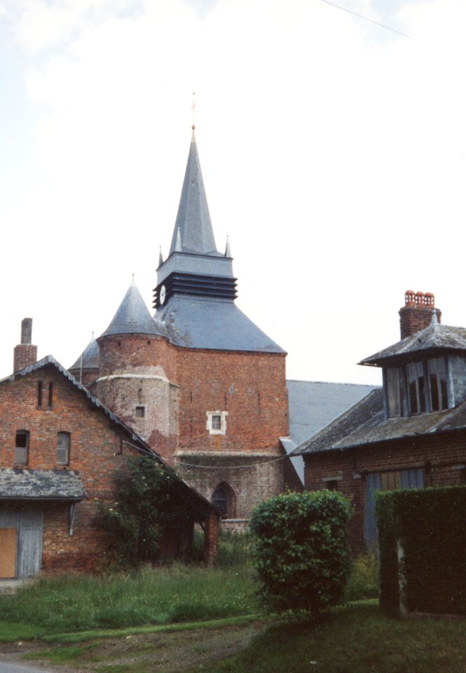 Église Saint-Médard de Parfondeval en 1991