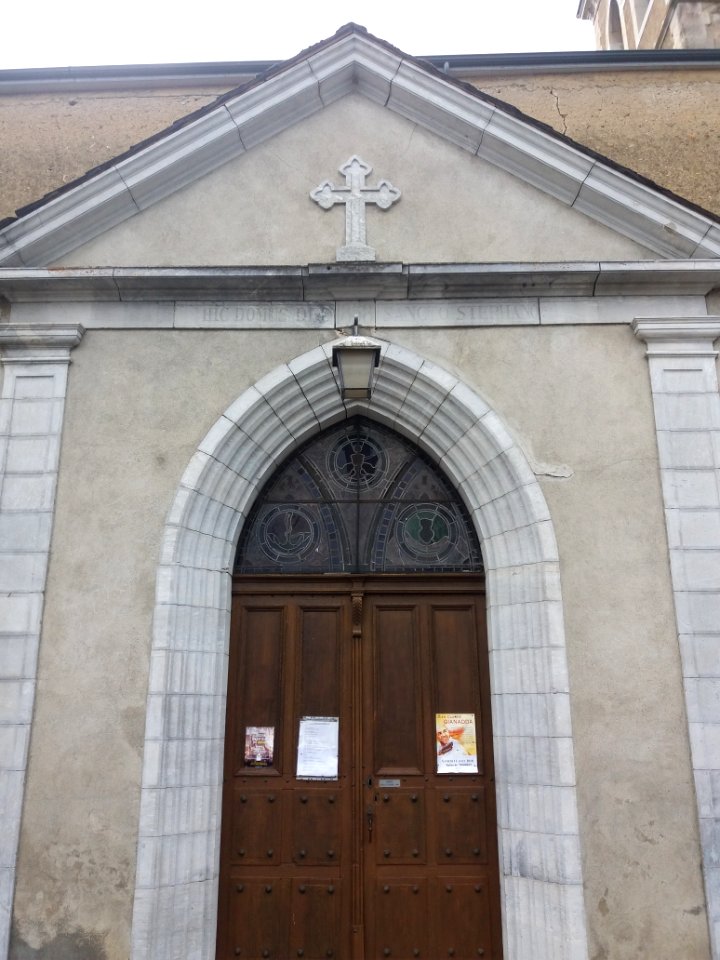Église Saint-Étienne de Tournay - Portail rue Lacrampe Loustau