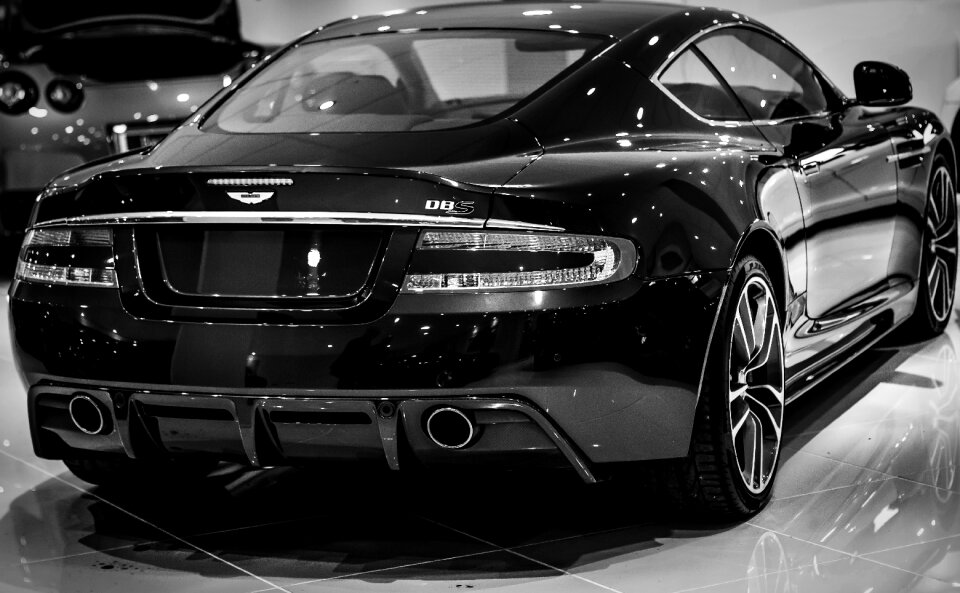 Black aston martin black vehicle