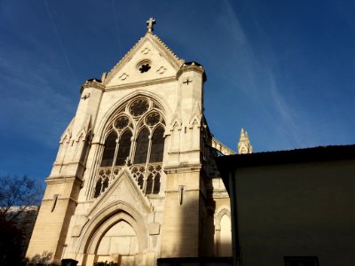 Église du Saint-Nom-de-Jésus - Haut de la façade
