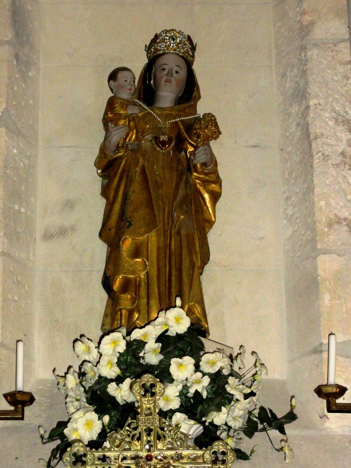 Écrouves (Meurthe-et-M.) Église Notre-Dame-de-la-Nativité-et-de-la-Vierge statue 06