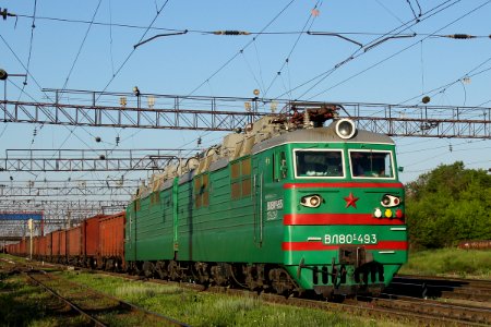 ВЛ80С-493, Казахстан, Карагандинская область, станция Караганда (Trainpix 198447)